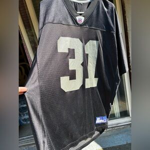 Raiders Black and White Men's Jersey XXL